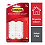 Command Medium Hook, 3 lb., White, 2/Pack (17068ES)~#|#~5EB1991C-B60D-4599-B187D76A6767269F_sc7