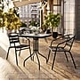 Flash Furniture Lila 23.5'' Square Table with 2 Slat Stack Chairs, Black (TLH0731SQ017CB2)~#|#~5EBAB9FD-1B15-42F9-AE9CCB0804A356A8_sc7