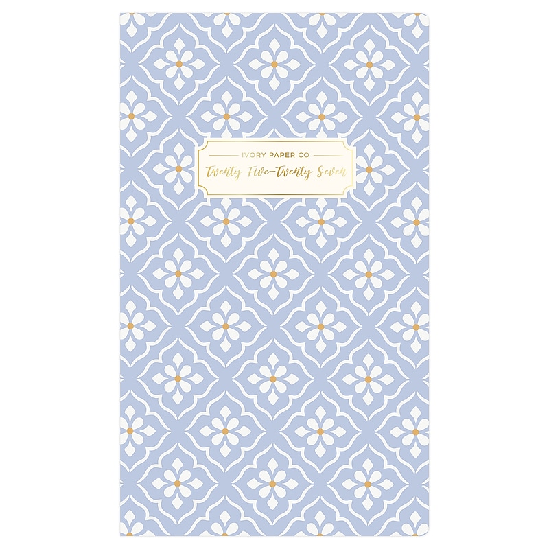 2025-2026 Blue Sky Panola 3.62" x 6.12" Academic Year Monthly Planner, Plastic Cover, Multicolored (151510) image 1