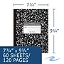 Roaring Spring Paper Products 1-Subject Composition Notebooks, 8" x 10", Wide Ruled, 60 Sheets, Black (77505)~#|#~5EC255DA-B4F0-4A1C-8F398D3FD94CBE9F_sc7