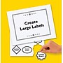 Avery Laser ID Labels, 8-1/2" x 11", White, 25 Labels/Pack (6465)~#|#~5EC4D6EC-A789-439B-9675280455040DFB_sc7