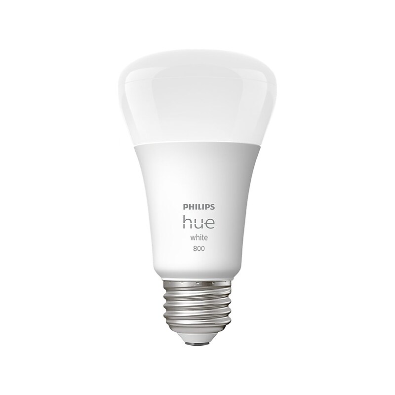 Philips Hue 60W Equivalent A19 LED Smart Bulb, Soft Warm White, 2/Pack (476951) image 1