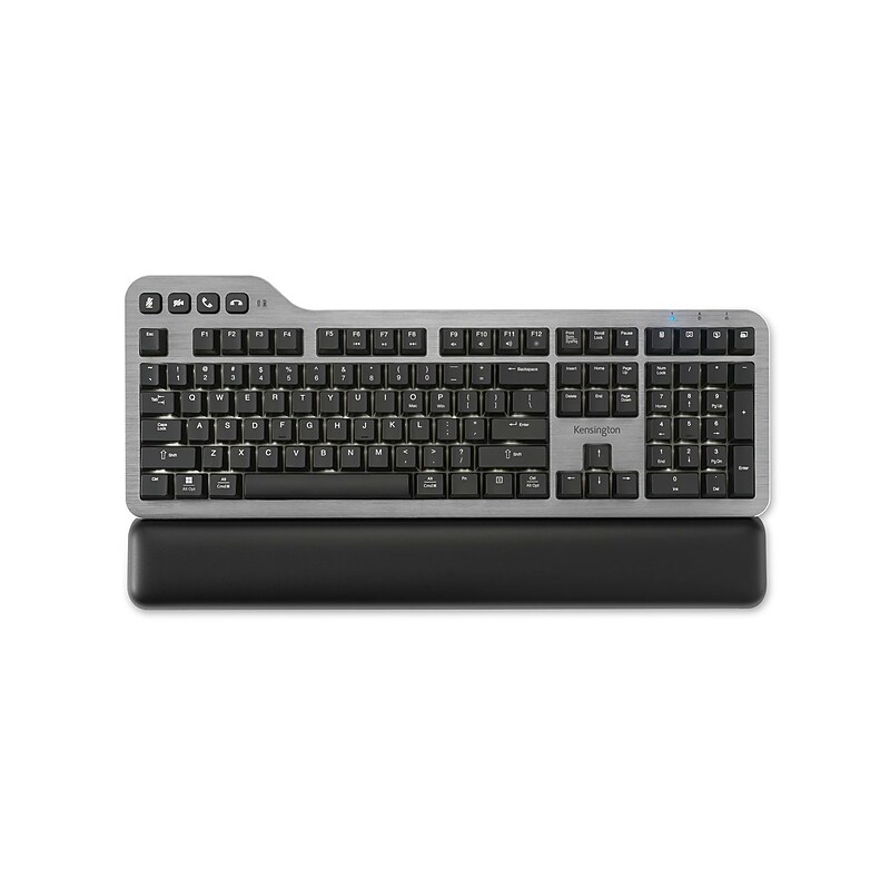 Kensington MK7500F QuietType Wireless Ergonomic Keyboard, Black (K72201US) image 1
