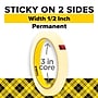 Scotch Permanent Double Sided Tape Refill, 1/2" x 36 yds., Clear, 2/Pack (665-2P12-36)~#|#~5ECEE381-D30B-46F2-9DF626F35DEBBDD9_sc7
