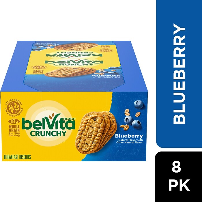BelVita Crunchy Blueberry Breakfast Bar, 1.76 oz., 8 Bars/Box