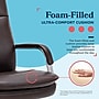 La-Z-Boy Opus Ergonomic Bonded Leather Swivel Executive Chair, Dark Brown and Chrome (CCHR10015E)~#|#~5ED2374D-2406-4F6F-B381F3396E924E0D_sc7