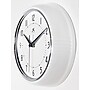 Infinity Instruments Round Retro Wall Clock, Aluminum, 9.5" (10940-WHITE)~#|#~5ED2E556-777B-402C-91431B3533903470_sc7