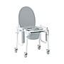 Medline Bedside Commode, Drop Arms, Back Bar, Aluminum Frame, 300 lb. Capacity (G1-506DWX1)~#|#~5ED58E8E-F112-4EEB-9E4BF99A1E3DDFBC_sc7