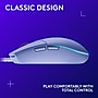 Logitech G203 Lightsync Ergonomic Optical Gaming Mouse, Lilac (910-005851)~#|#~5ED61008-79CA-41A1-983DB1A810F0F7B2_sc7