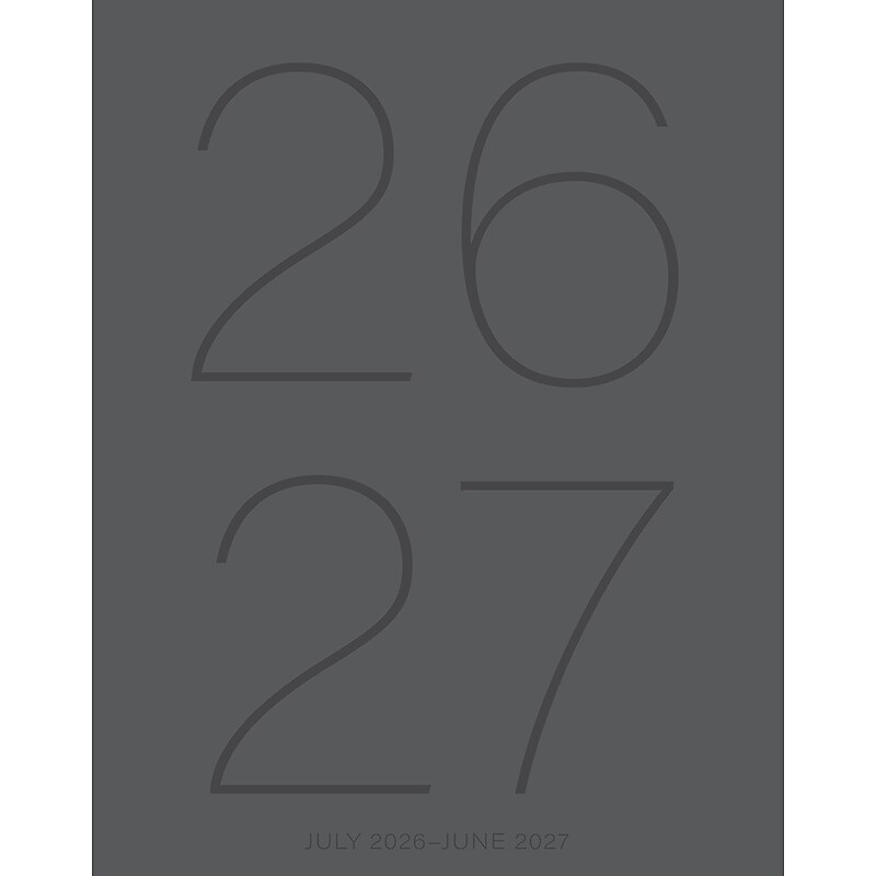 2026-2027 Willow Creek 7.5" x 9.5" Academic Weekly & Monthly Planner, Gray (65921) image 1