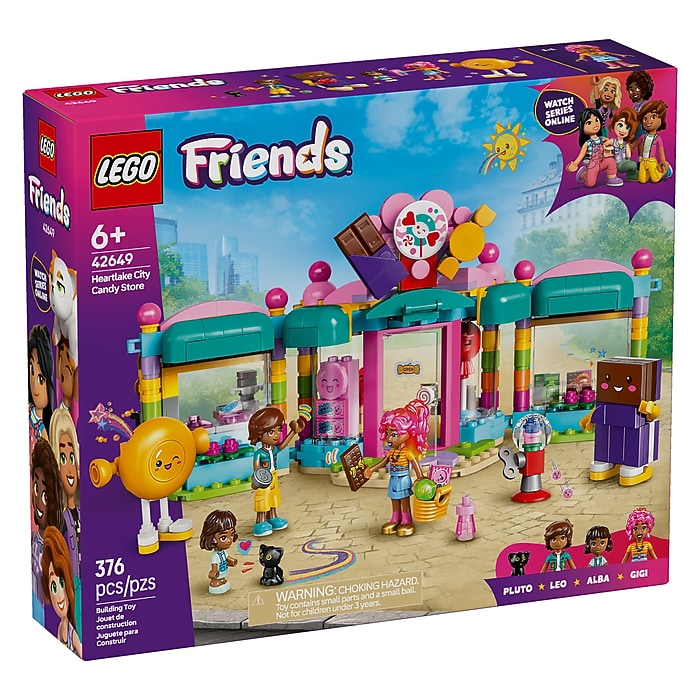 LEGO Friends Heartlake City Candy Store, 376 Pieces (42649) | Staples