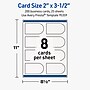 Avery Arched Business Cards, Matte White, 200/Pack (19479399683)~#|#~5EDED53E-161E-4024-84D0C45CD4A54453_sc7