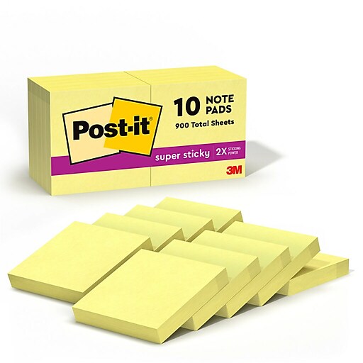 Post-it Super Sticky Notes, 1.88
