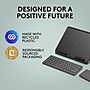 Logitech 4.41" x 11.02" Plastic Adjustable Casa Pop-Up Desk Work From Home Kit with Laptop Stand, Classic Chic (920-011236)~#|#~5EE399E7-7BCC-47D3-BF255A6CEB913889_sc7
