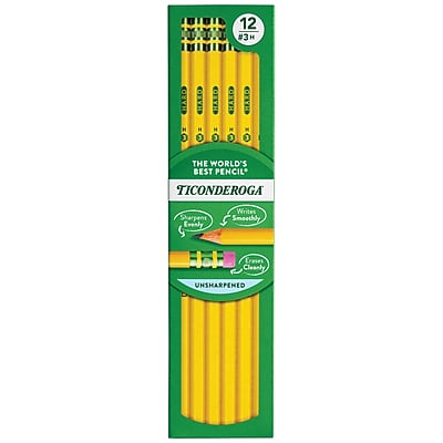 thumbnail image 2 of Vintage Dixon Ticonderoga Pencils HB No. 2 Soft Tri-write Black Triangular Set 2 of 12