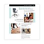 ES Robbins Floor+Mate Carpet & Hard Floor Chair Mat, 46" x 48", Designed for Medium-Pile Carpet, Black (121542)~#|#~5EE59509-827B-42A4-97034A04961945DD_sc7