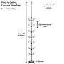 Household Essentials Floor‑to‑Ceiling Shoe Tree Organizer with Revolving 6‑Tier Carousels & Accessory Basket, Silver (HH2197-1)~#|#~5EE65682-A55D-4A5B-81092AB009CCF323_sc7
