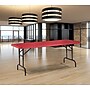 NPS BTA Series 30" x 72" Heavy Duty Height Adjustable Plastic Folding Table, Red (BTA-3072-40)~#|#~5EE7F002-ABC2-4461-8B31041BDD524E67_sc7