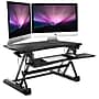 Mount-It! 35.5"W Rectangular Adjustable Metal Standing Desk Converter, Black (MI-7955)~#|#~5EE8122F-43EC-4BF1-85DF403D02FAAB81_sc7