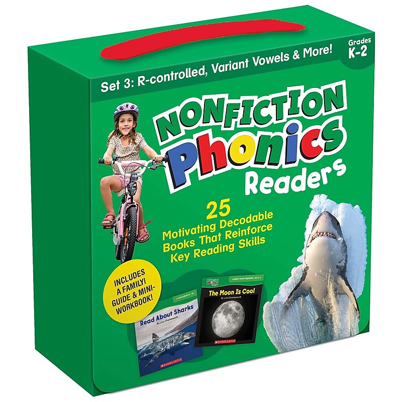 Scholastic Teaching Solutions Nonfiction Phonics Readers: R-controlled, Variant Vowels & More, 25 Books/Set (SC-9781338894745) image 1
