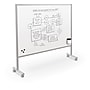 MooreCo Inklud Double Sided Magnetic Mobile Dry Erase Whiteboard, 46"H x 68"W (59081)~#|#~5EF32E2E-603E-44BB-A1B19C9924439D25_sc7