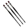da Vinci TOP-ACRYL Oil and Acrylic Synthetic Bright Red-Brown Flat Brush, 3 Brushes/Pack (DVXVA7185K1-3)~#|#~5EF3FD95-0FDF-4019-9F94CB801CB14892_sc7