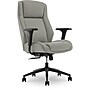 Thomasville Furniture Darius Ergonomic Bonded Leather Swivel Executive Chair, Gray (51490-GRY)~#|#~5EF50E49-A358-4741-ACFE0737D6D27A6A_sc7