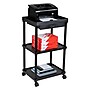 Mind Reader 3-Tier Bar Cart Plastic Rolling Utility Cart, Black (CARTCOFF-BLK)~#|#~5EF56E35-09BB-4F8B-9CF36F01591A2EF3_sc7