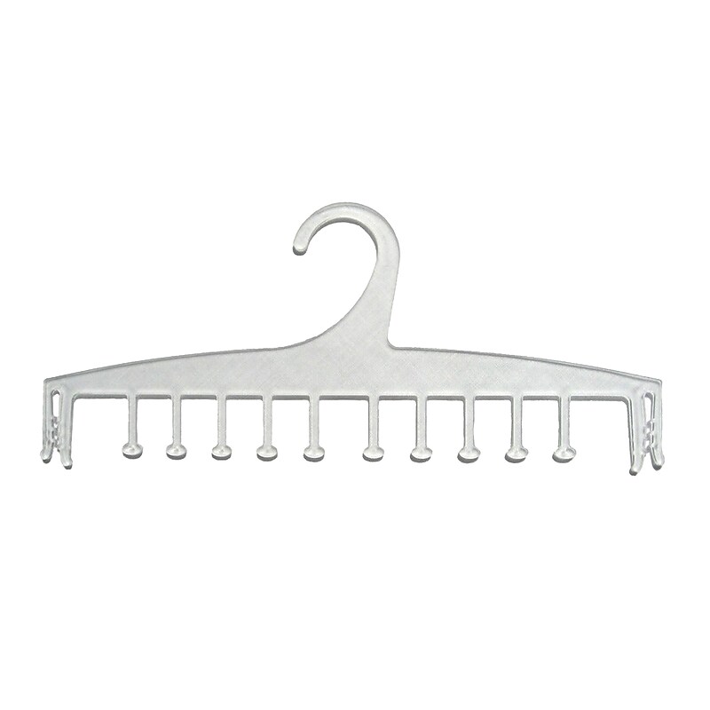 Nahanco 10" Polystyrene Opaque Intimate Apparel Hanger, 500/Box (NH02) image 1