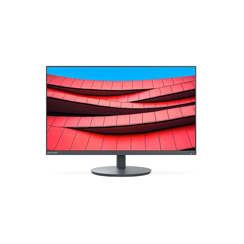 Sharp MultiSync 24" FHD IPS 62Hz Desktop Monitor, Built-In Speaker, Height Adjustable, Black (DD-E244F) image 1