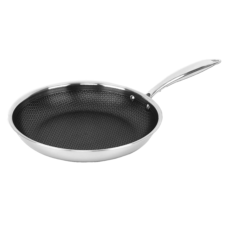 Brentwood 11" Frying Pan, Stainless Steel (B-FH28) image 1