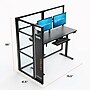 VersaDesk WorkNest 66"H x 79.5"W L-Shaped Cubicle Panel Workstation, Black (WNCL-7248-B)~#|#~5EFCA39A-9075-4BF6-957C5890925FA410_sc7