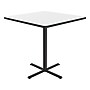 Correll Square-Shaped Dry-Erase Markerboard Cafe Table, 36" x 36", Frosty White/Black (BXB36DES-80)~#|#~5EFF5269-E9A9-4E6B-87FE79DF2D0CA804_sc7