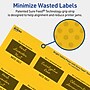 Avery Laser/Inkjet Square Multipurpose Labels, 2" x 2", Bright Yellow, 480/Pack (94107)~#|#~5F0449A7-093C-4A5F-9CF93B6341C3E91F_sc7