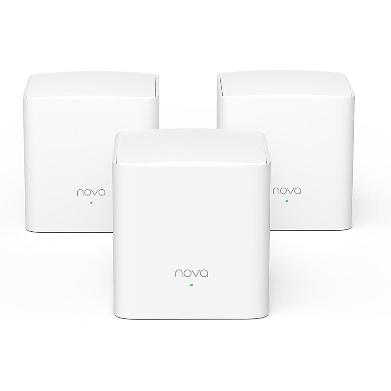 Tenda Nova AC1000 Dual Band Mesh WiFi 5 System, White, 3/Pack (MW5G-3) image 1