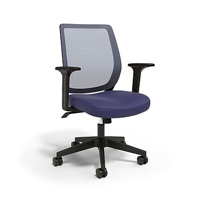 Essentials black mesh and fabric task chair discount