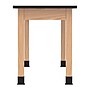 Diversified Woodcrafts School Classroom Rectangular Science Lab Table, 72" x 24", Oak (C7306K30N)~#|#~5F0E74D3-F530-4B97-AAFA602644673BB0_sc7