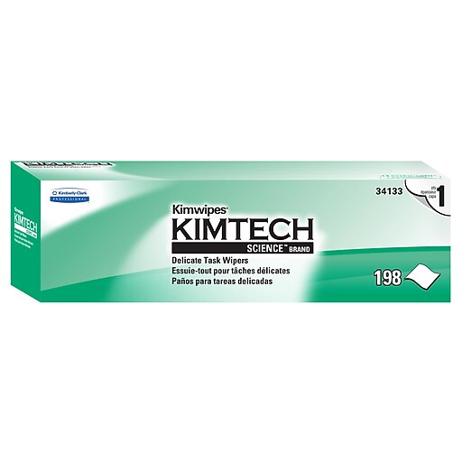 Kimtech SCIENCE KIMWIPES Delicate Task Nylon Cleaning Wipers, 11.8