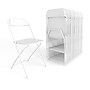 Flash Furniture HERCULES Plastic Folding Chair, Premium White, 20/Pack (20LEL3WHITE)~#|#~5F1D45A9-EBA7-48F7-8E43CC05FE5F4293_sc7