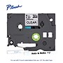 Brother P-touch Laminated Label Tape, 1/4" x 26.2', Black on Clear (TZe111)~#|#~5F1F1C10-34FC-44C6-A7C7F765EE44F589_sc7