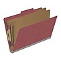 Medical Arts Press Pressboard Classification Folder, 2 Dividers, 2" Expansion, Legal Size, Dark Red, 10/Box (DV-T52-26-3ARD)~#|#~5F2B8BD6-E1E2-4E78-A58658197D9B50B0_sc7