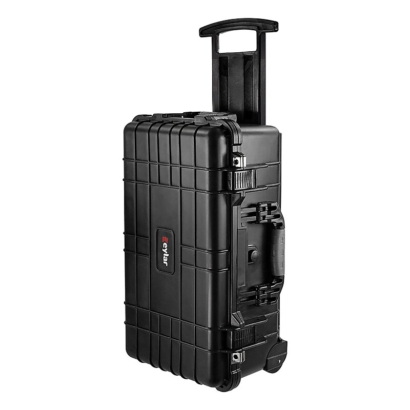 Eylar 22-Inch Carry-on Waterproof Equipment Hard Transport Roller Case with Foam Insert, Black (SA00034) image 1