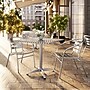 Flash Furniture Lila Indoor-Outdoor 31.5'' Square Table Set with 2 Slat Back Chairs, Aluminum (TLH32SQ017BCHR2)~#|#~5F2CC842-E6EF-468F-A48CF5EA546CA630_sc7
