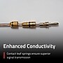 Fluance Banana Plug 24K Gold-Plated connectors 16 to 12 AWG Speaker Wire, Pair~#|#~5F2EFA63-CD6F-414E-89AF605D1A1050F5_sc7