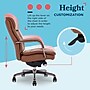 La-Z-Boy Sonata Ergonomic Bonded Leather Swivel Executive Chair, Cognac and Graphite (CCHR10014C)~#|#~5F306531-FB0C-4B7B-8A4EFAD3613AAA1B_sc7