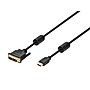 Monoprice 6' HDMI to DVI Audio/Video Cable, Male to Male, Black (102404)~#|#~5F32DF65-38AC-4B56-8557F1DA9C603F7F_sc7