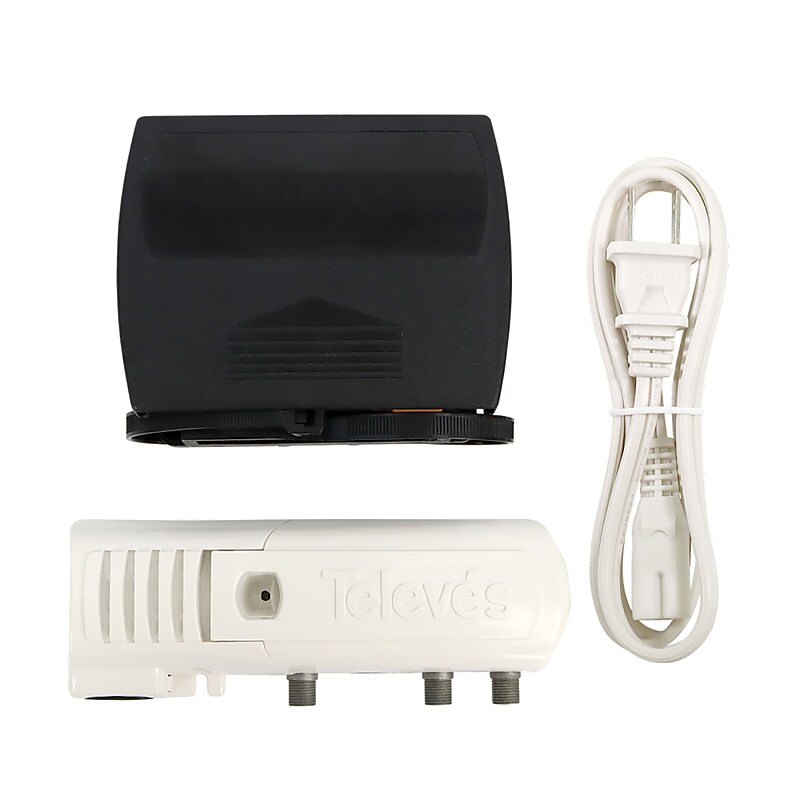 Televes 2-Input TForce Mast Amplifier with BOSS-Tech and “F” Power Supply Unit (560483) image 1