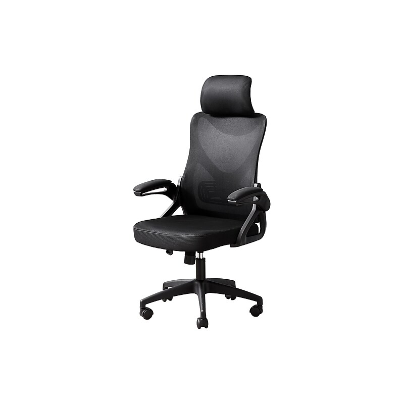 Monarch Specialties Inc. Mesh Swivel Computer and Desk Chair, Black (I 7334) image 1