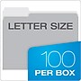 Pendaflex Recycled File Folder, 1/3-Cut Tab, Letter Size, Gray, 100/Box (4210 1/3 GRA)~#|#~5F3BB38C-2444-483B-8DE08CC0E65EFBDC_sc7