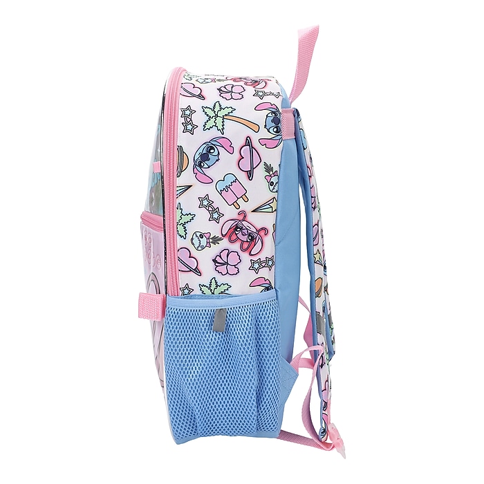 Bioworld Kids 4-Piece Stitch Backpack Set, Large, Multicolored